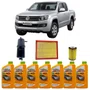 Kit Troca De Filtros E Óleo Amarok 2.0 2010 A 2014 Acea Ac3