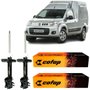 Par Amortecedor Dianteiro Cofap Fiat Fiorino 1.4 2013 A 2021