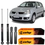 PAR AMORTECEDOR TRASEIRO COFAP + KIT CLIO 1.0 1.6 SYMBOL 99/...