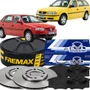 Par Disco E Pastilha Freio Vw Gol Saveiro Parati G2 G3 G4