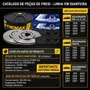 Par Disco E Pastilha Freio Vw Gol Saveiro Parati G2 G3 G4