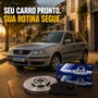 Par Disco E Pastilha Freio Vw Gol Saveiro Parati G2 G3 G4