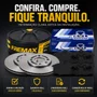 Par Disco E Pastilha Freio Vw Gol Saveiro Parati G2 G3 G4