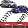 Par Mola Suspensão Dianteira Honda City Fit 2009 A 2014