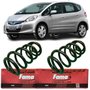 Par Mola Suspensão Traseira Fama Honda Fit 2004 A 2009