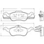 Pastilha De Freio Cerâmica Dianteira Ford Focus 1998 A 2008