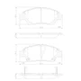 Pastilha De Freio Dianteira Cerâmica Honda Fit City Wr-v