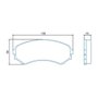 Pastilha De Freio Dianteiro Jurid Mitsubishi Pajero Full