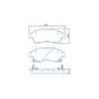 Pastilha De Freio Dianteiro Jurid Para Corolla Corona Camry