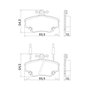 Pastilha De Freio Dianteiro Syl Para Renault Clio E Megane