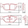 Pastilha De Freio Traseira Cerâmica Ferodo Para Bmw Hqf4135c