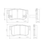 Pastilha De Freio Traseira Cerâmica Frasle Accord Civic Sx4