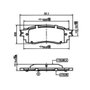 Pastilha De Freio Traseira Cerâmica Rav 4 Camry Rx Nx 200t