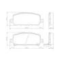 Pastilha De Freio Traseiro Cerâmica Ferodo Honda Accord Hrv