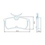 Pastilha De Freio Traseiro Jurid Para Ford Focus 1999 A 2003