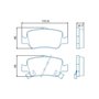 Pastilha De Freio Traseiro Jurid Para Toyota Corolla 1.8 2.0