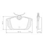 Pastilha De Freio Traseiro S.y.l Alfa Romeo 155 E Fiat Tipo