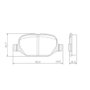 Pastilha De Freio Traseiro Syl Para Fiat 500 Linea E Punto