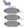 Pastilha Freio Dianteira Cerâmica Blue Friction Cobalt Spin