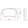 Pastilha Freio Traseiro Cerâmica Jetta Passat Tiguan 10 A 16