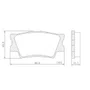 Pastilha Freio Traseiro Syl Toyota Camry Corolla Cross Rav4